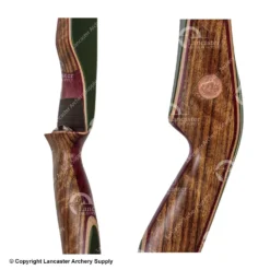 Bear Kodiak Traditional Recurve Bow (Shedua/Purple Heart/Green Glass) -Shadow Archer 1360310 riser