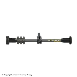Bee Stinger Microhex Counter Slide Stabilizer W/ Dovetail Mount (12") -Shadow Archer 6890161 gray