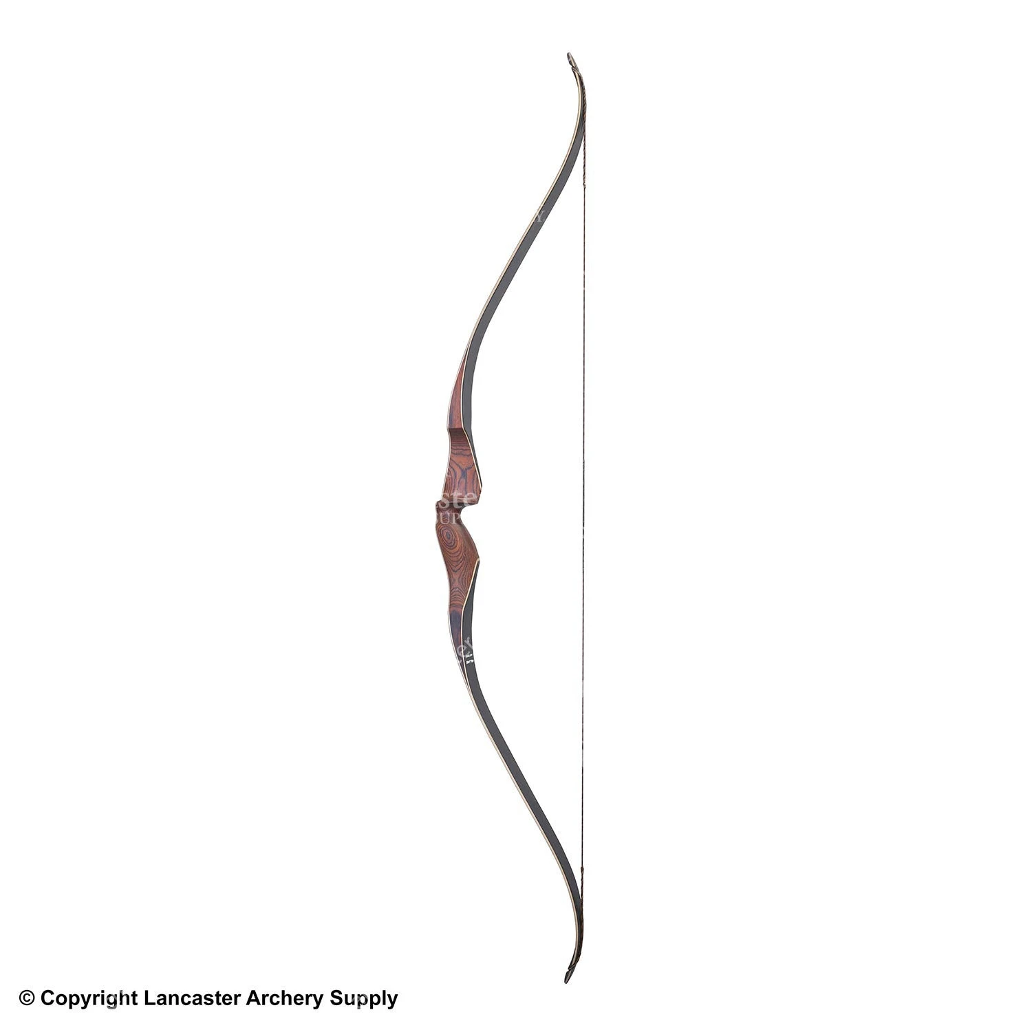 Galaxy Black Ridge 62" One-Piece Recurve Bow 2 Galaxy Black Ridge 62" One-Piece Recurve Bow - Image 2