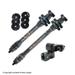 Dead Center Dead Level V2 Hunter Lite Stabilizer Kit (10" & 8") -Shadow Archer 8590116 gray