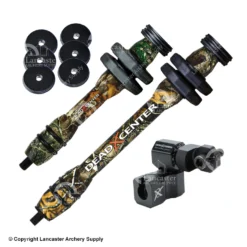 Dead Center Dead Level V2 Hunter Lite Stabilizer Kit (8" & 6") -Shadow Archer 8590117 edge