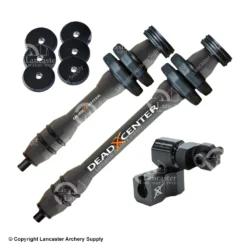 Dead Center Dead Level V2 Hunter Lite Stabilizer Kit (8" & 6") -Shadow Archer 8590117 gray
