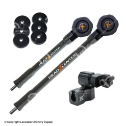 Dead Center Dead Level Hunter Verge Lite Stabilizer Kit (12" & 9") -Shadow Archer 8590118 gray