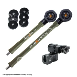 Dead Center Dead Level Hunter Verge Lite Stabilizer Kit (12" & 9") -Shadow Archer 8590118 green