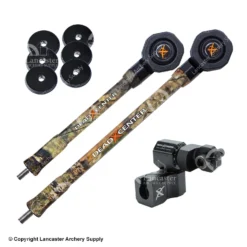 Dead Center Dead Level Hunter Verge Lite Stabilizer Kit (12" & 9") -Shadow Archer 8590118 mocountry