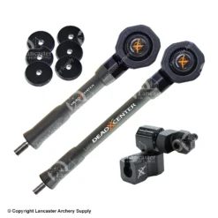 Dead Center Dead Level Hunter Verge Lite Stabilizer Kit (9" & 7") 11 Dead Center Dead Level Hunter Verge Lite Stabilizer Kit (9" & 7") -Shadow Archer 8590119 gray